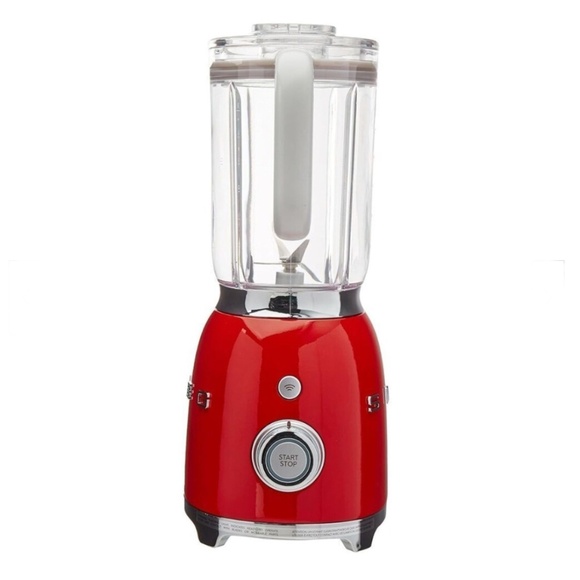 Smeg BLF01RDUS 50s Style 48 Fl. Oz. Capacity Red Blender with 4 Preset Programs - Picture 2 of 2